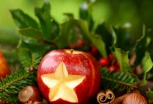 świąteczne jabłko